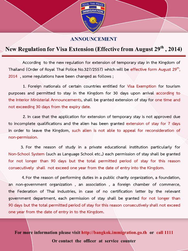New visa Regulations • Koh Samui Language & Vocational School