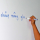 Beginner Thai whiteboard • Koh Samui Language & Vocational School